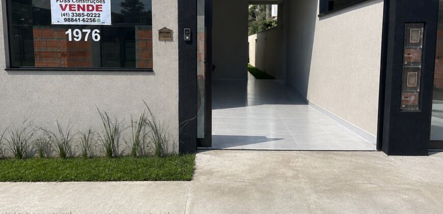 Casa Moderna | 3 Quartos | 2 Suítes | São José dos Pinhais